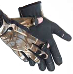 Snowbee Camo Neoprene Gloves